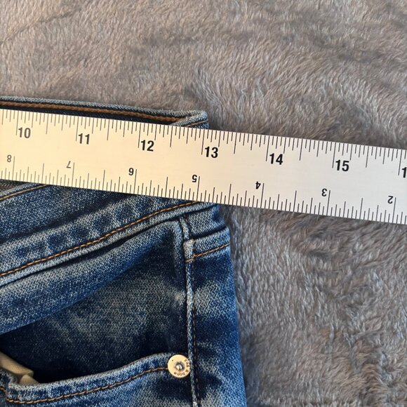 Rag & Bone Women’s Jeans Size 26 Kick Flare Raw Hem Blue - Picture 15 of 16